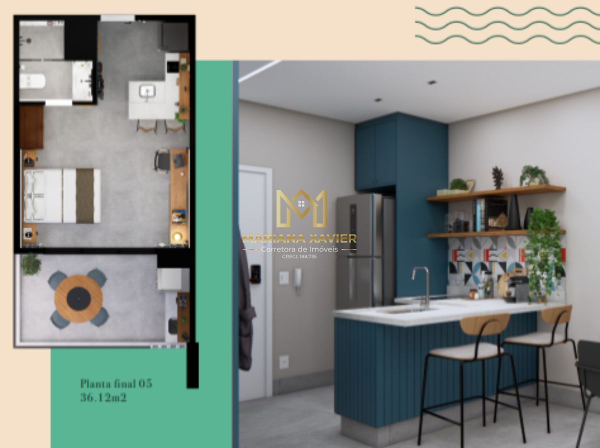 Apartamento à venda, 35m² - Foto 4